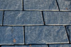 Schiefer Bodenplatte 50x25x4 cm anthrazit-grau