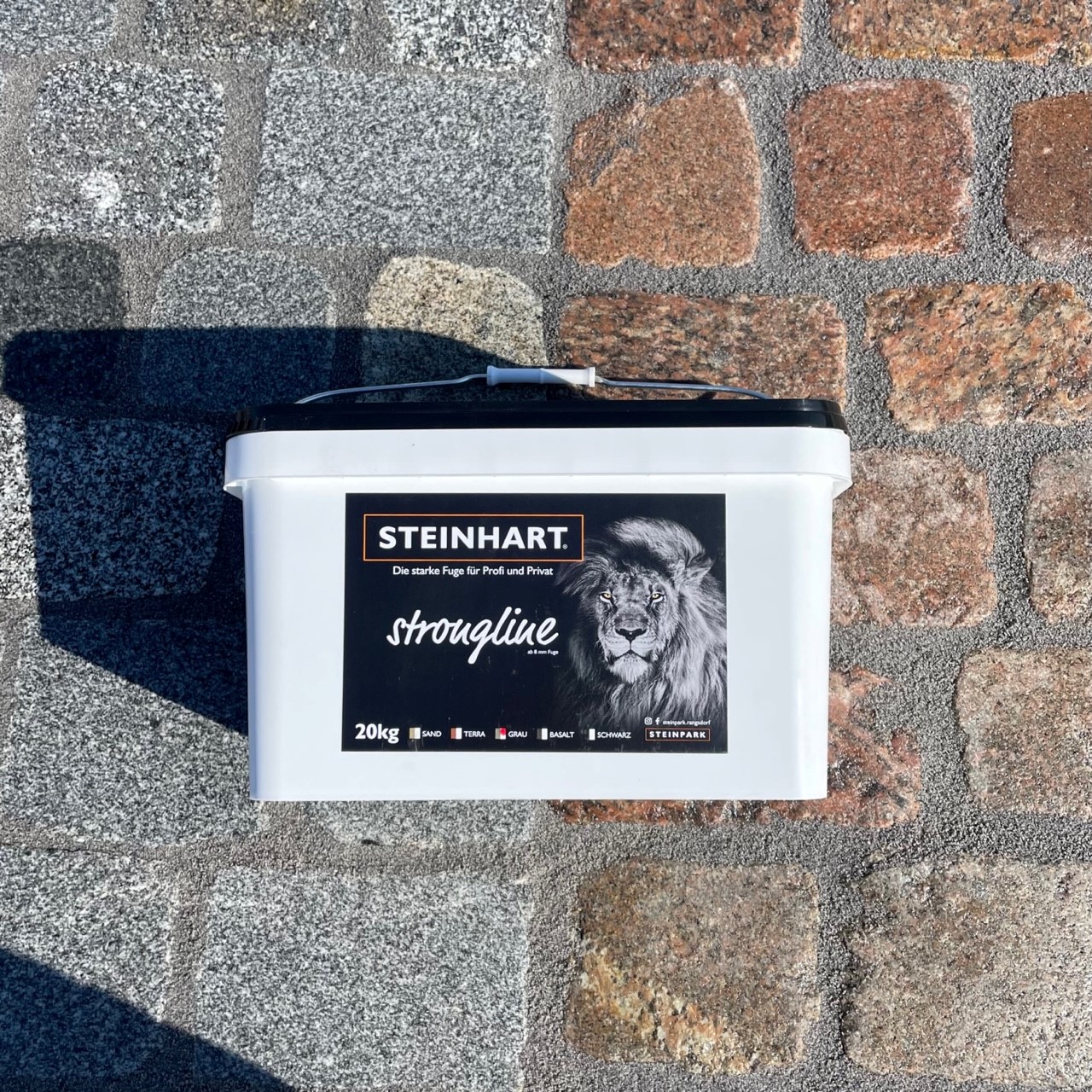 Pflasterfugenmörtel STEINHART© strongline 20 kg ab 8mm Fuge