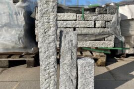 Granit Palisade Daba 8x12x30 cm hellgrau