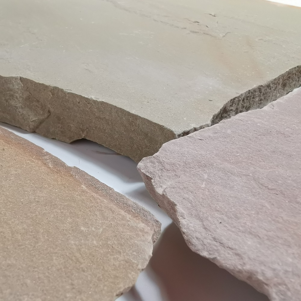 Toskana-Polygonalplatten-unregelmäßig-gebrochen-Quarz-Sandstein-rot-braun-bunt